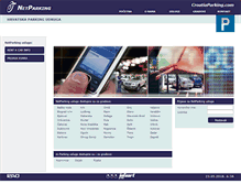 Tablet Screenshot of croatiaparking.com